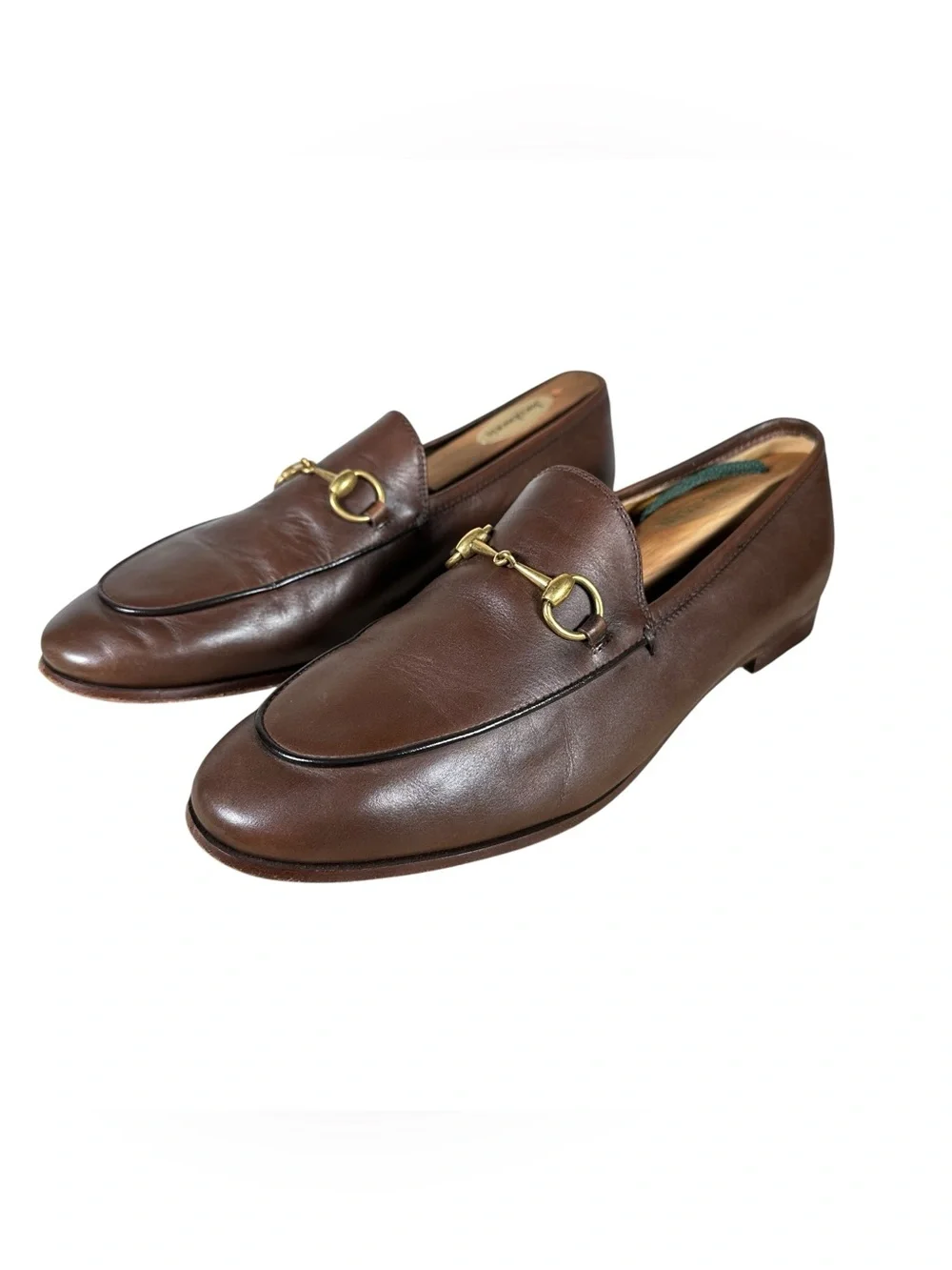 GUCCI Jordaan Horsebit loafer in dark brown leather - Picture 4 of 11